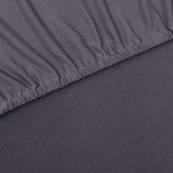 Housse extensible de canapé Anthracite Jersey de polyester 