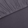 Housse extensible de canapé Anthracite Jersey de polyester 