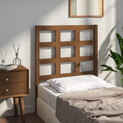 Tête de lit Marron miel 80,5x4x100 cm Bois massif de pin 