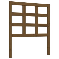 Tête de lit Marron miel 80,5x4x100 cm Bois massif de pin 