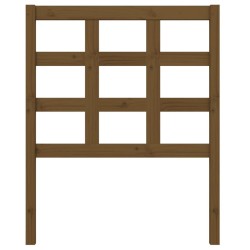 Tête de lit Marron miel 80,5x4x100 cm Bois massif de pin 