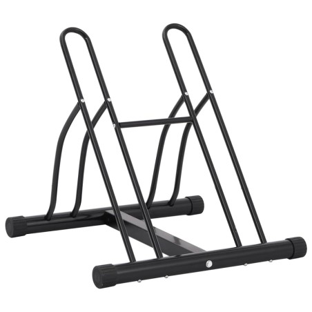 Support de vélo au sol autoportant pour 2 vélos acier 