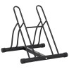 Support de vélo au sol autoportant pour 2 vélos acier 