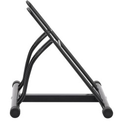Support de vélo au sol autoportant pour 2 vélos acier 
