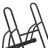 Support de vélo au sol autoportant pour 2 vélos acier 