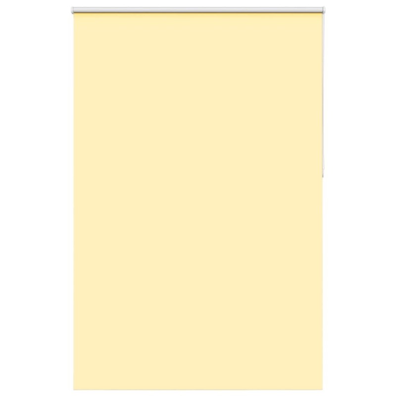 Store enrouleur occultant jaune largeur du tissu 156,6 cm 