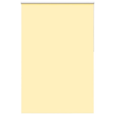 Store enrouleur occultant jaune largeur du tissu 156,6 cm 