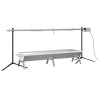 Ensemble de grille et de plateau automatique pour barbecue inox 
