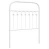 Tête de lit métal blanc 75 cm 