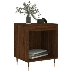 Tables de chevet 2 pcs chêne marron 40x35x50 cm bois ingénierie 