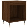 Tables de chevet 2 pcs chêne marron 40x35x50 cm bois ingénierie 