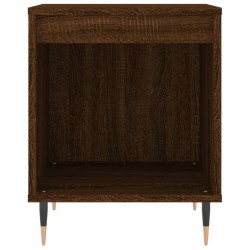 Tables de chevet 2 pcs chêne marron 40x35x50 cm bois ingénierie 