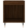 Tables de chevet 2 pcs chêne marron 40x35x50 cm bois ingénierie 