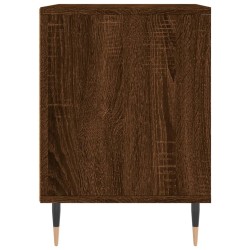 Tables de chevet 2 pcs chêne marron 40x35x50 cm bois ingénierie 