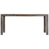 Table à manger Gris 180x90x76 cm Bois massif 