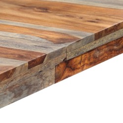 Table à manger Gris 180x90x76 cm Bois massif 