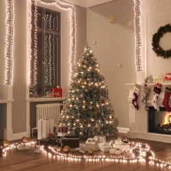 Guirlande lumineuse à LED groupées 1000 LED Blanc chaud 11m PVC 