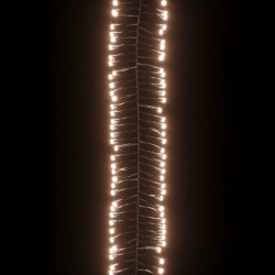 Guirlande lumineuse à LED groupées 1000 LED Blanc chaud 11m PVC 