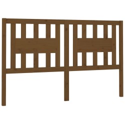 Tête de lit Marron miel 156x4x100 cm Bois massif de pin 