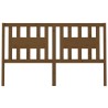 Tête de lit Marron miel 156x4x100 cm Bois massif de pin 