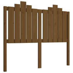 Tête de lit Marron miel 126x4x110 cm Bois massif de pin 