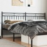 Tête de lit métal noir 200 cm 