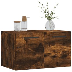 Armoire murale Chêne fumé 60x36,5x35 cm Bois d'ingénierie 