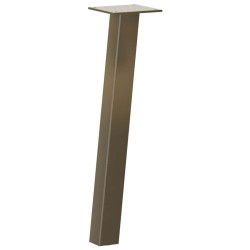 Pieds de table basse 4 pièces Acier naturel 30 cm Acier 