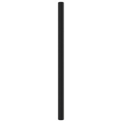 Poignées d'armoire 20 pcs noir 160 mm acier inoxydable 