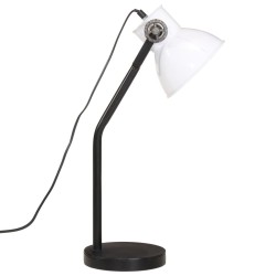 Lampe de bureau 25 W blanc 17x17x60 cm E27 