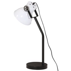 Lampe de bureau 25 W blanc 17x17x60 cm E27 