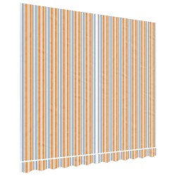 Tissu de remplacement pour auvent rayures multicolores 3x2,5 m 