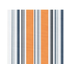 Tissu de remplacement pour auvent rayures multicolores 3x2,5 m 
