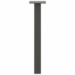 Pieds de table basse 4 pièces Anthracite 30 cm Acier 