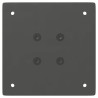 Pieds de table basse 4 pièces Anthracite 30 cm Acier 