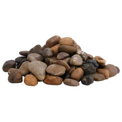 Galets polis 10 kg multicolores 2-5 cm 