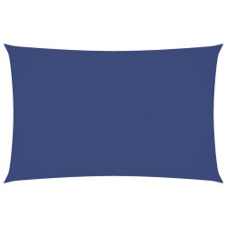 Voile de parasol tissu oxford rectangulaire 2,5x5 m bleu 