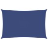 Voile de parasol tissu oxford rectangulaire 2,5x5 m bleu 