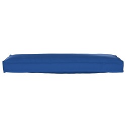Coussin de banc bleu royal 120x40x8 cm en tissu Oxford 