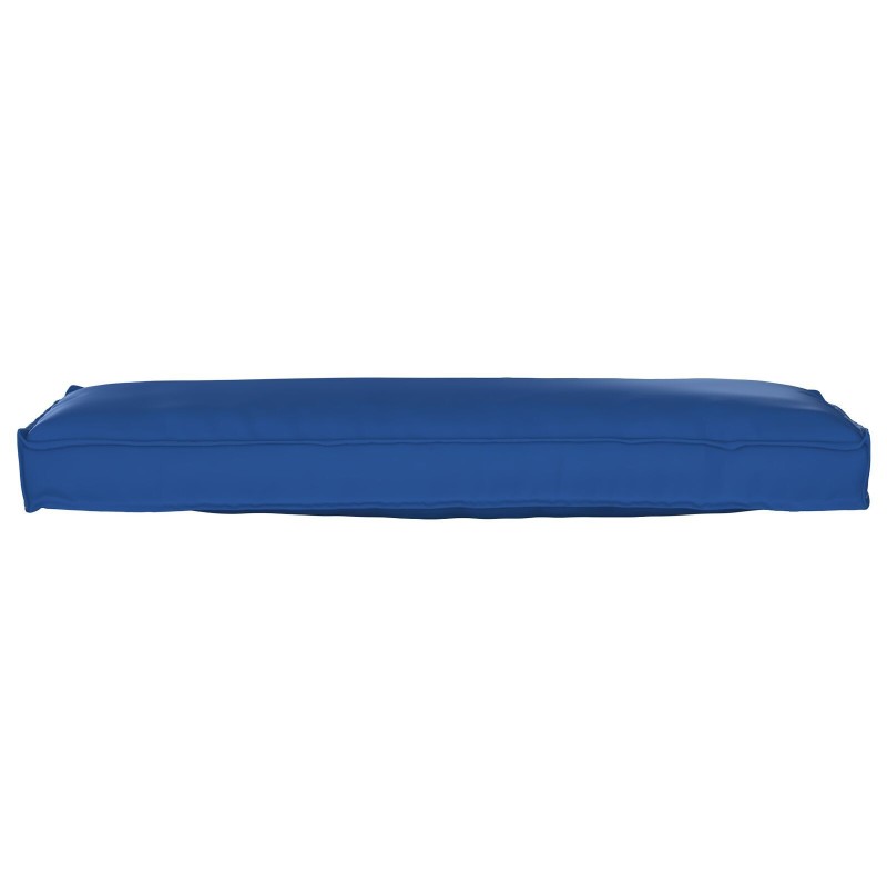 Coussin de banc bleu royal 120x40x8 cm en tissu Oxford 