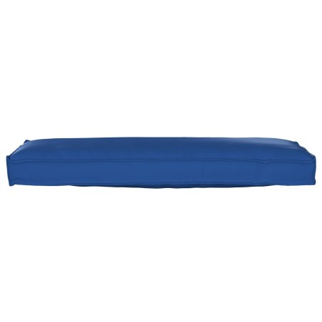 Coussin de banc bleu royal 120x40x8 cm en tissu Oxford 