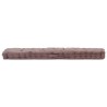 Coussin de plancher de palette Coton 120x40x7 cm Taupe 