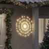 Étoile rayonnante de Noël 140 LED 2 pcs blanc chaud 17 cm 