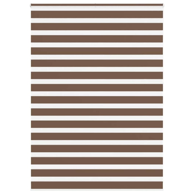 Store zèbre marron 155x230cm largeur du tissu 150,9cm polyester 