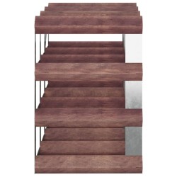 Casier à bouteilles pour 12 bouteilles Marron Bois pin solide 