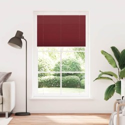 Store plissé rouge bordeaux 120x200 cm largeur du tissu 119,4cm 