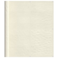 Écran de balcon crème 120x800 cm 100% polyester oxford 