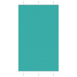 Store plissé vert pétrole 120x200cm largeur du tissu 119,4cm 