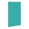 Store plissé vert pétrole 120x200cm largeur du tissu 119,4cm 