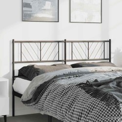 Tête de lit métal noir 150 cm 